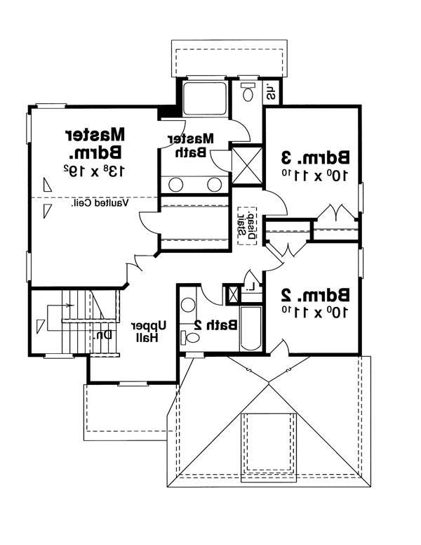 Second Floor image of KINCAID House Plan